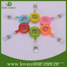 Popular Custom yoyo translucent plastic badge reel